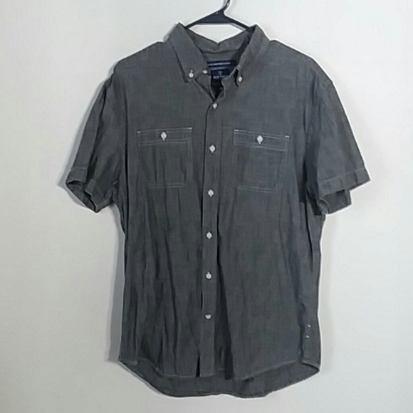 Old Navy Other - L Old Navy Slim Fit Button Down Shirt Gray